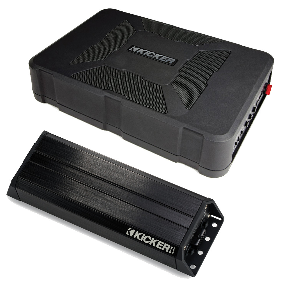 Kicker HS8 Enclosure and PXA3004 Amplifier Bundle - Creative Audio